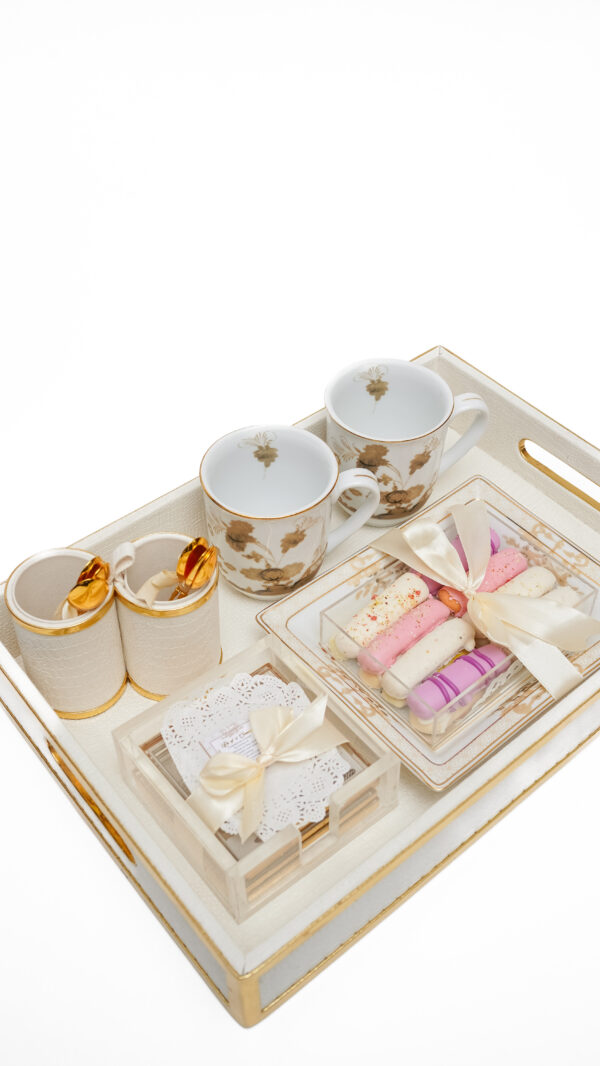 Luxe Tea-Time Gift Tray by Keepsakes by Zantiana